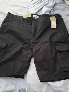 Goodfellow & Co Black Cargo Shorts with Utility Pockets